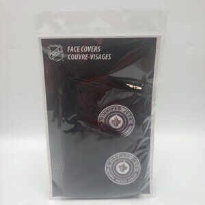 Winnipeg Jets NHL Team Face Covers Mustang Products Two Per Pack Unisex